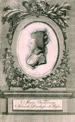 Portret wielkiej księżnej Marii Fiodorownej Zofii Doroty Wirtembergii 1759-1828, 1781
