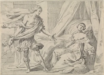 Cephalus daje się poznać Procris