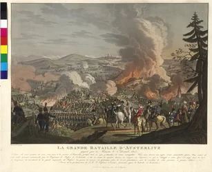Bitwa pod Slavkovem u Brna 2 grudnia 1805 (akwaforta i akwatinta)