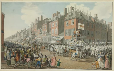 Parada Victuallerów, Filadelfia, 1821