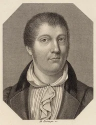 Portret skrzypka i kompozytora Louisa Spohra 1784-1859, 1820.