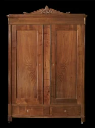 Szafa, ok. 1846-1860 (orzech czarny; sosna)