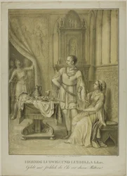 Książę Ludwik I i Ludmiła