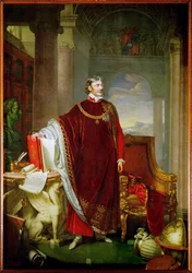 Hrabia Ferenc Szechenyi, węgierski mąż stanu (obraz na płótnie)
