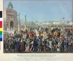 Wjazd Franciszka I do Wiednia 16.6.1814 r.