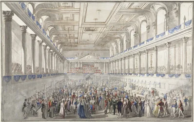 Redoute paré podczas Kongresu Wiedeńskiego 9 października 1814 r. 1815