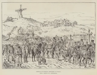 Przybycie rosyjskiej artylerii do Wilna