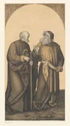 Święty Józef i Joachim Dzieła z kolekcji braci Boisserée (tytuł serii) Galerie des Frères Boisserée (tytuł serii)
