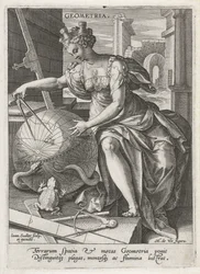 Geometria Geometria (tytuł na obiekcie) Siedem sztuk wyzwolonych (artes liberales) (tytuł serii)