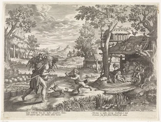 Set wita Adama wracającego z pola Historia rodziny Seta / Ocenianie dobrych i złych (tytuł serii) Bonorum et Malorum consensio (tytuł serii)