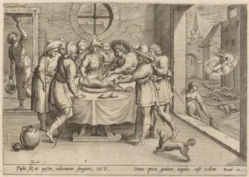 Przygotowanie do Paschy, 1585.