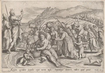 Exodus z Egiptu, c.1585.