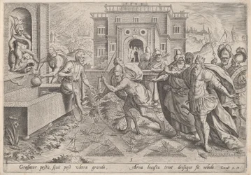 Plaga szarańczy, c.1585.