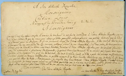 Odręczna dedykacja „Koncertów brandenburskich” dla Christiana Ludwiga, margrabiego Brandenburgii, 24 marca 1721