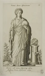 Urania, Muza Astronomii, płyta 15 z Parnassus Biceps