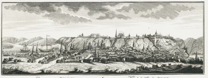Widok na Tobolsk, ok. 1735