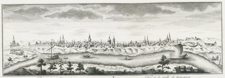 Widok Jenisejska, ok. 1735