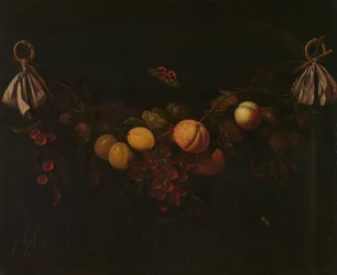 Feston owoców, ok. 1653-1658 (olej na płótnie)