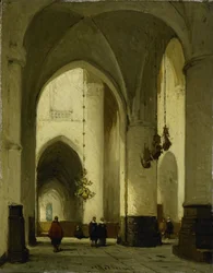 Wnętrze kościoła św. Bawona w Haarlem