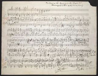Zweig MS 19 f.1r Koncert fortepianowy nr. 2 w B op. 83
