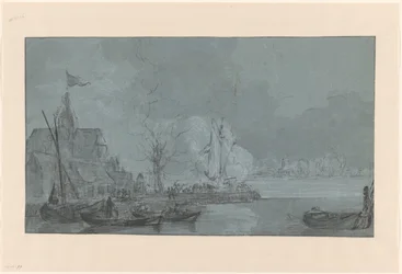 Ostatni strzał z Dordrechtu do Francuzów w Papendrecht, 1813