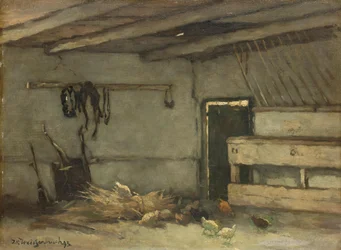 Wnętrze stajni