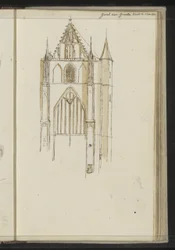 Fasada Grote Kerk w Haarlemie