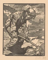 pracownik grobli