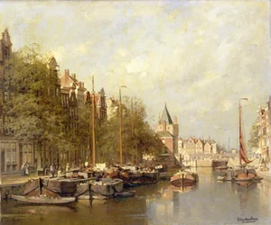Schreierstoren, Amsterdam (olej na płótnie)