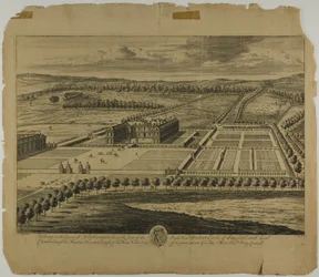 Althrop w hrabstwie Northampton, tablica 27 z Britannia Illustrata