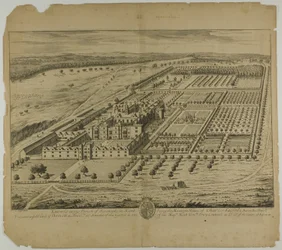 Knowle w parafii Sevenoaks w Kent, tablica 24 z Britannia Illustrata