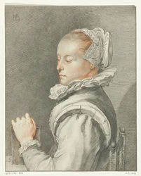 Portret młodej kobiety