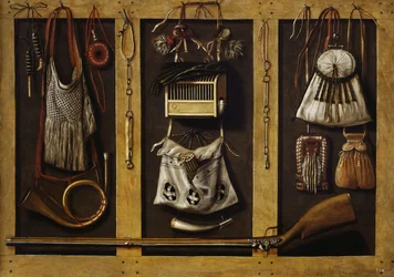 Martwa natura ze sprzętem myśliwskim, c. 1660.
