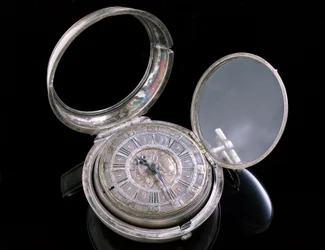 Zegarek pobocza. Haga, ok. 1695 (metal) (patrz także 259581-82)
