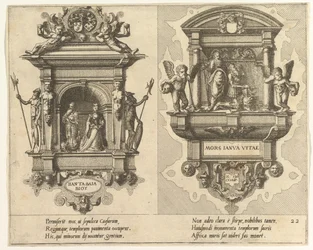 Cœnotaphiorum 22, 1563. Twórcy: Johannes van Doetecum I, Lucas van Doetecum.