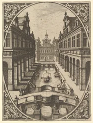 Talerz ze Scenografii..., ca. 1560.