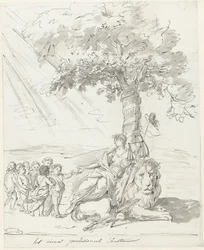 Ustanowienie Rządu Ludowego, dekoracja na Amstelveld, 1795 Nowa prowizoryczna Rada (tytuł na przedmiocie)