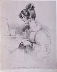Mademoiselle Nina Sontag, grawerowane przez Williama Sharpa (1803-75)