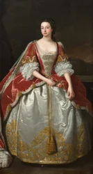 Portret Frances Thynne, żony Algernona, 7. księcia Somerset (olej na płótnie)