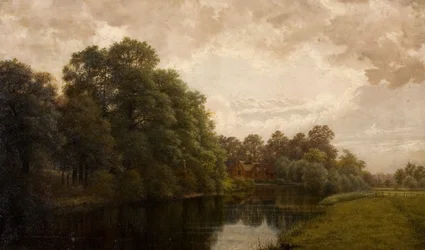 Spokojna scena z Warwickshire, 1883