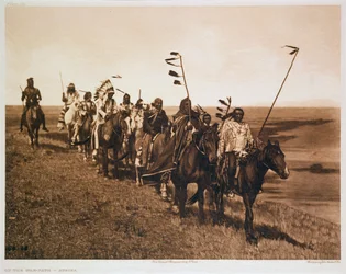 „Na wojennej ścieżce – Atsina”, 1908