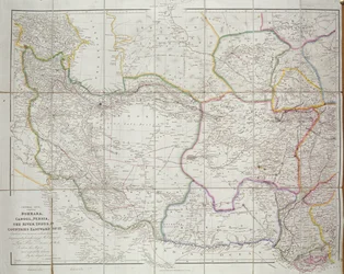 Mapa Azji Środkowej, 1834