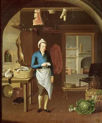 Scena kuchenna, 1771