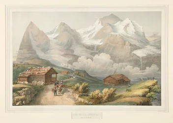 Widok na Jungfrau z Wengernalp