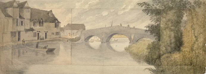 Hythe Bridge, Oksford, 1789