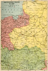 Wschodnioeuropejski teatr wojny, 1914-1918, c1920.
