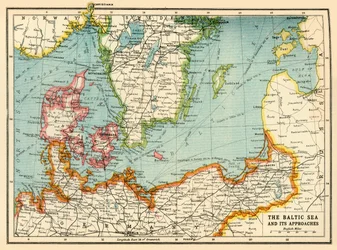 Morze Bałtyckie i jego podejścia, I wojna światowa, ok. 1915, ok. 1920.