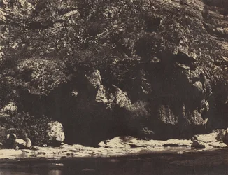 Bank of the Rhumel, niedaleko Konstantyna, Algieria, ca. 1855-56.