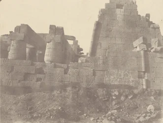Karnac, Hypostyle Hall, Północna Ściana, Zewnętrzna Ściana, N ° 1 bis