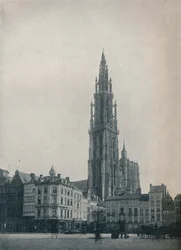 Katedra Najświętszej Marii Panny, Antwerpia, Belgia, ok. 1900 1914-1915